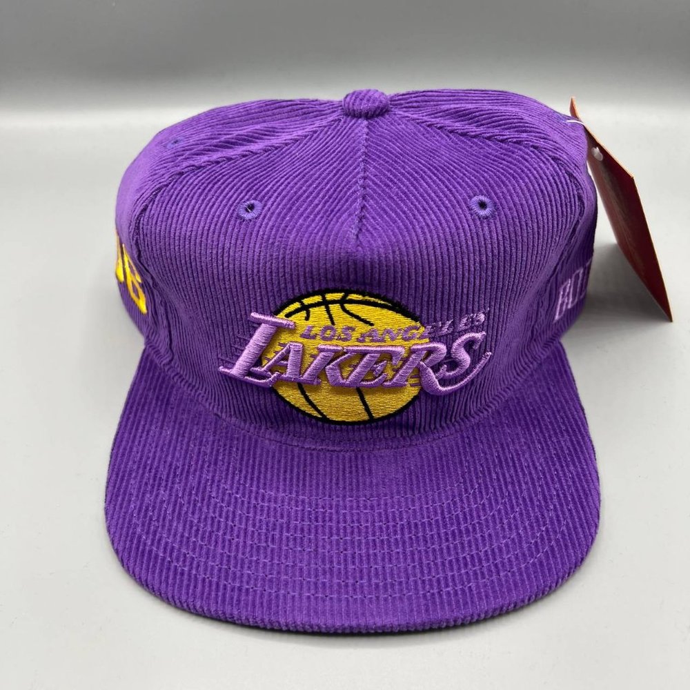 Los Angeles LA Lakers Corduroy Mitchell & Ness Hat Snapback Cap Men Lebron James